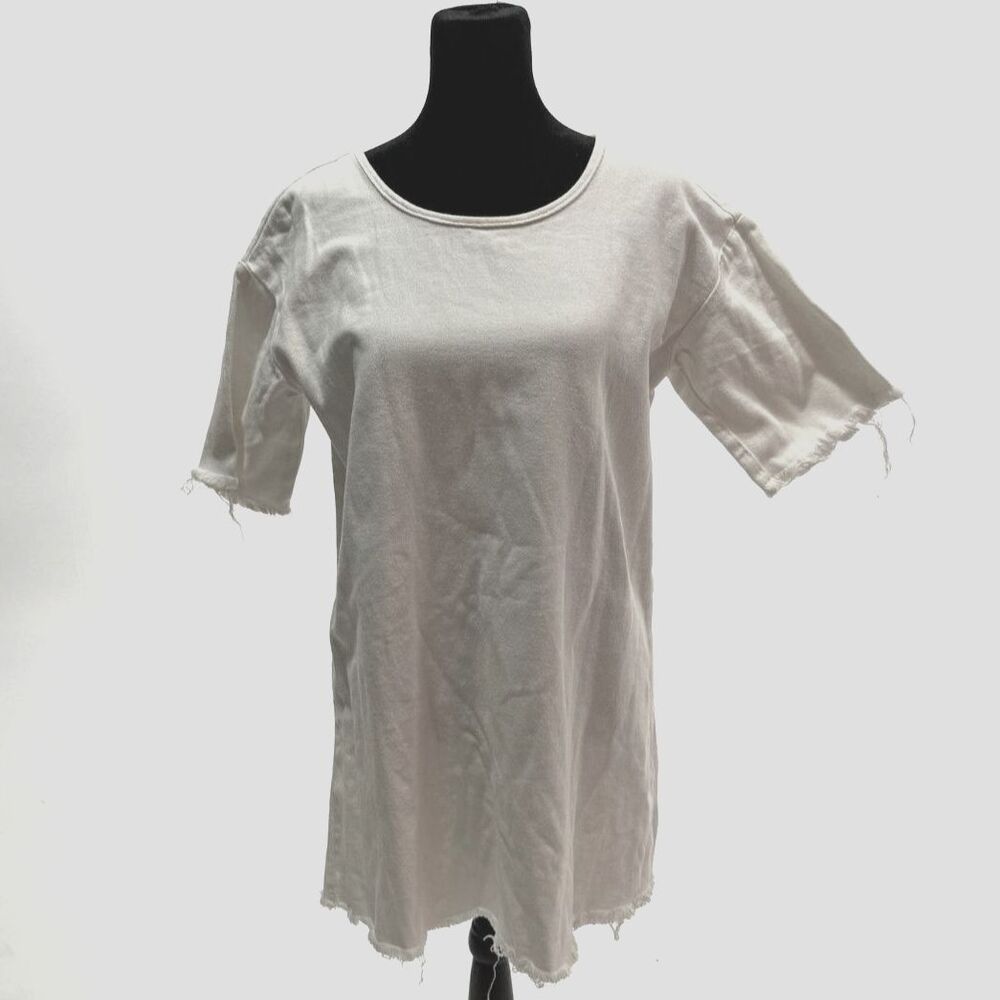 Toby Heart Ginger white denim aline mini dress